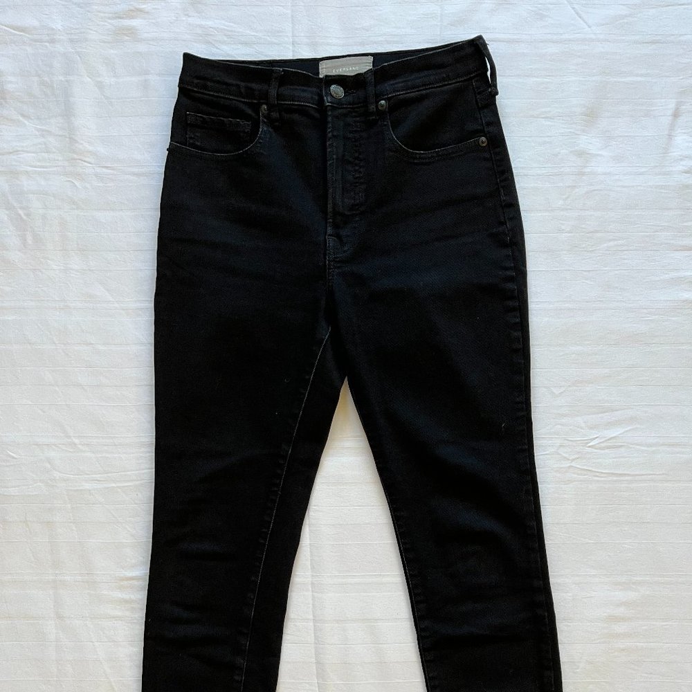Everlane High Rise Skinny Jean | Black Wash